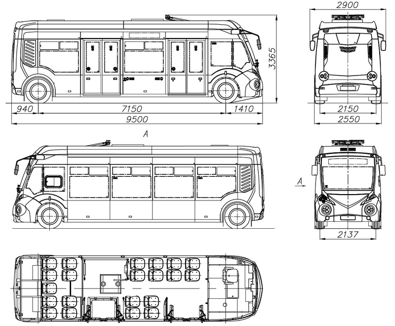 Электробус АКСМ E490